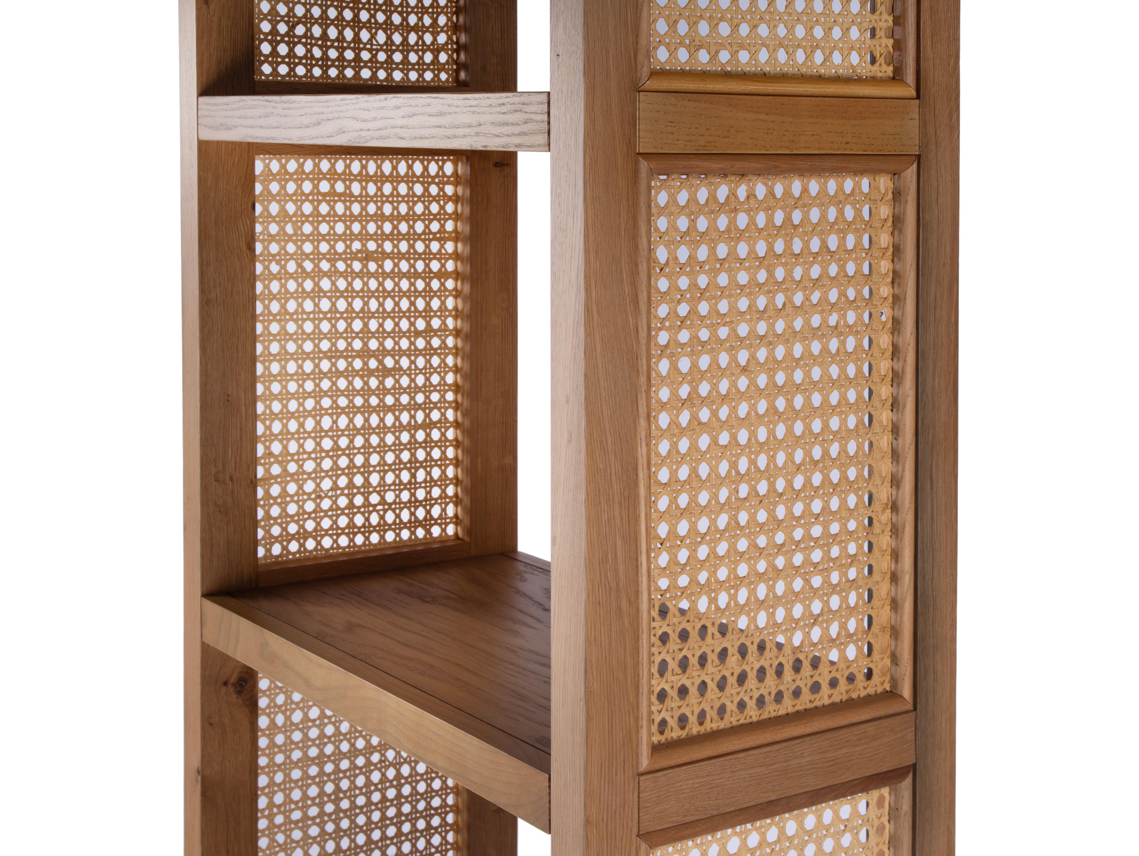 Butler Mesa Natural & Cane Bookcase