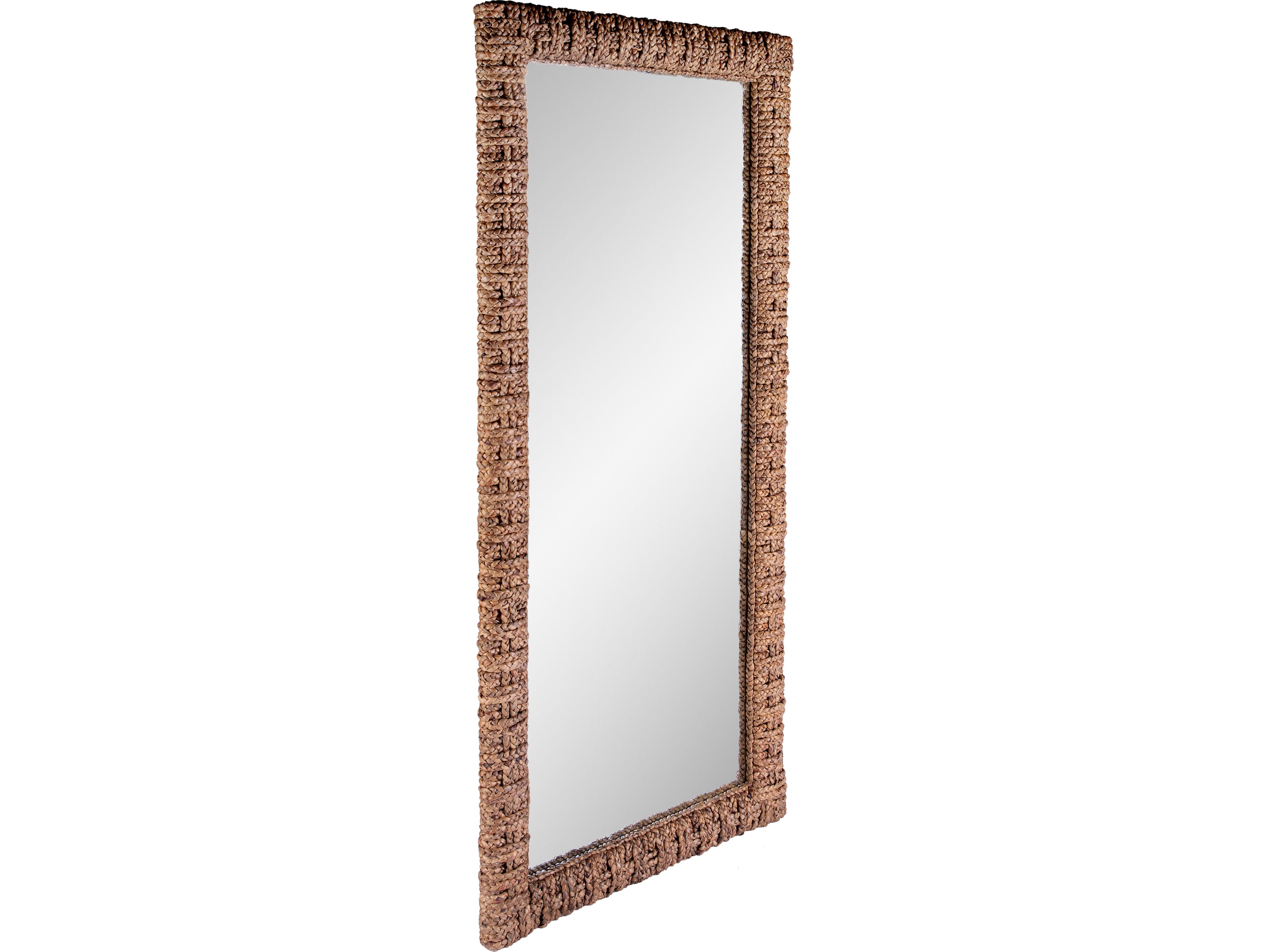 Butler Gloucester Banana Leaf Rectangular Floor Mirror