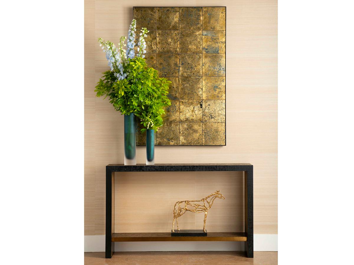 Villa & House Gold Leaf Arabian Horse Sculpture