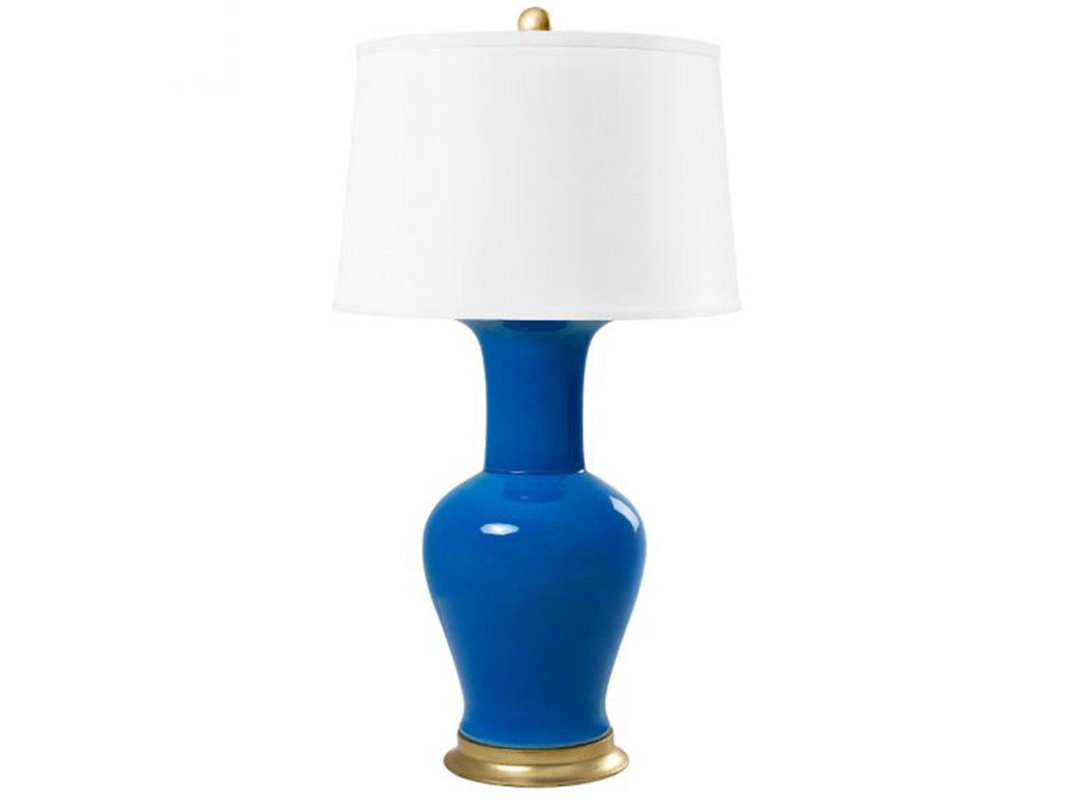 Villa & House Acacia Azure Sky Blue 1 - Light Buffet Lamp Base (Lamp Only)