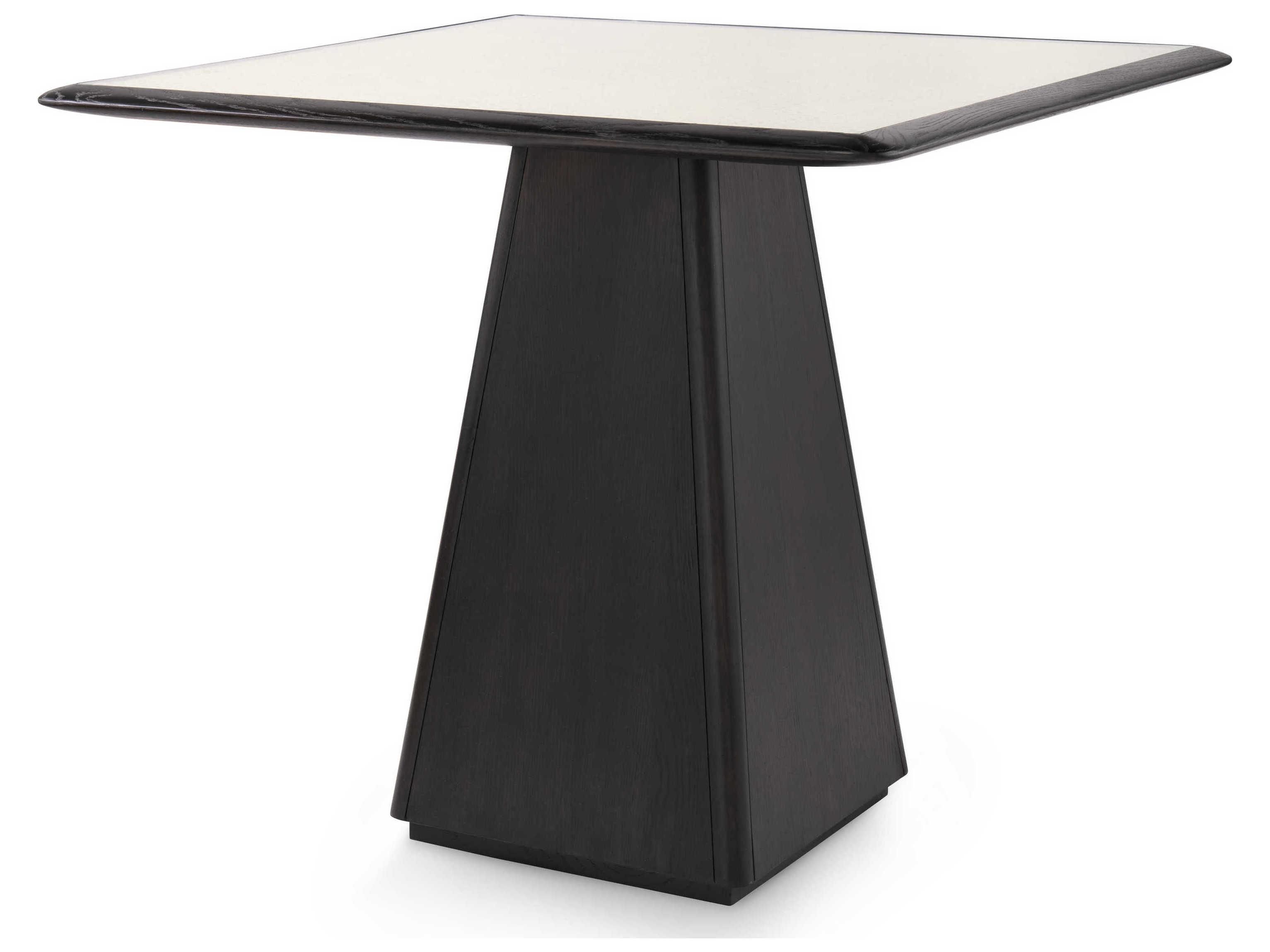 Villa & House Square Glass Espresso Dining Table