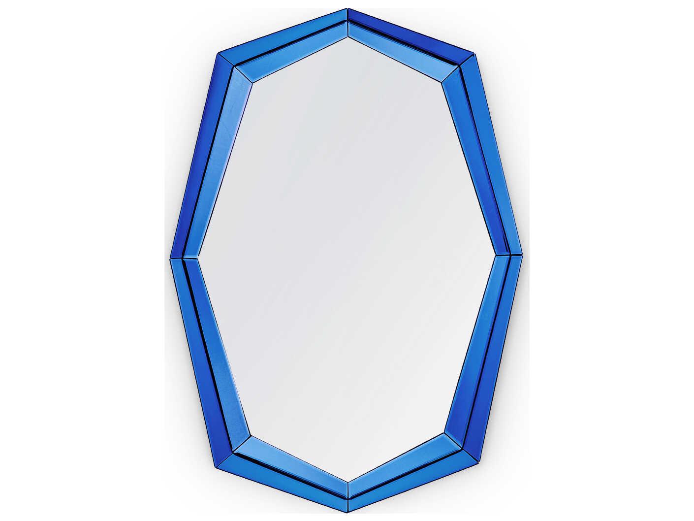 Villa & House Avery Sapphire Blue Wall Mirror