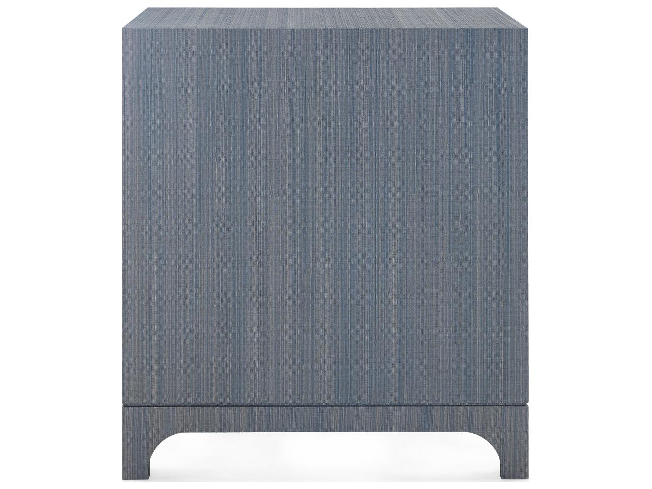 Villa & House Barrett 3-Drawers Blue Nightstand