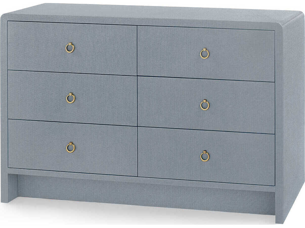 Villa & House Bryant Linen Extra Large 6-Drawers Double Dresser