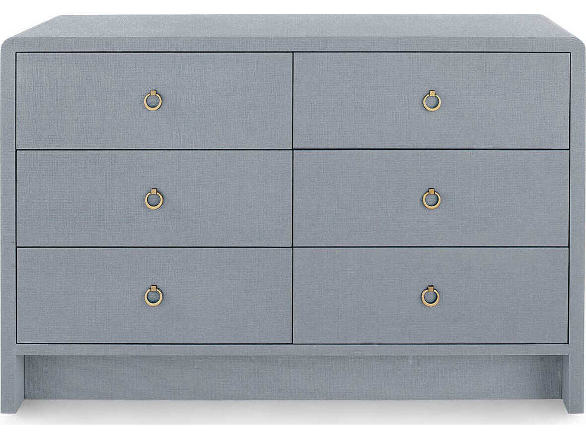 Villa & House Bryant Linen Extra Large 6-Drawers Double Dresser