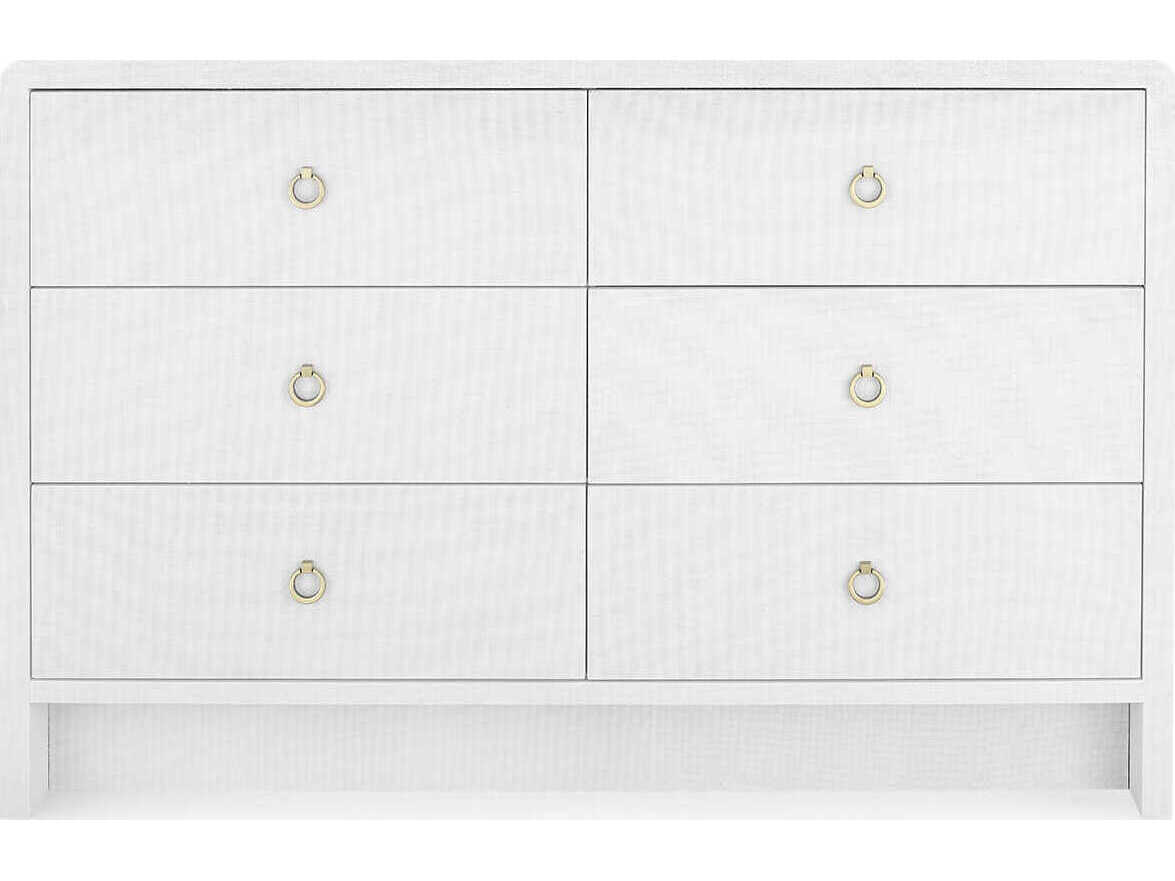 Villa & House Bryant Linen Extra Large 6-Drawers Double Dresser