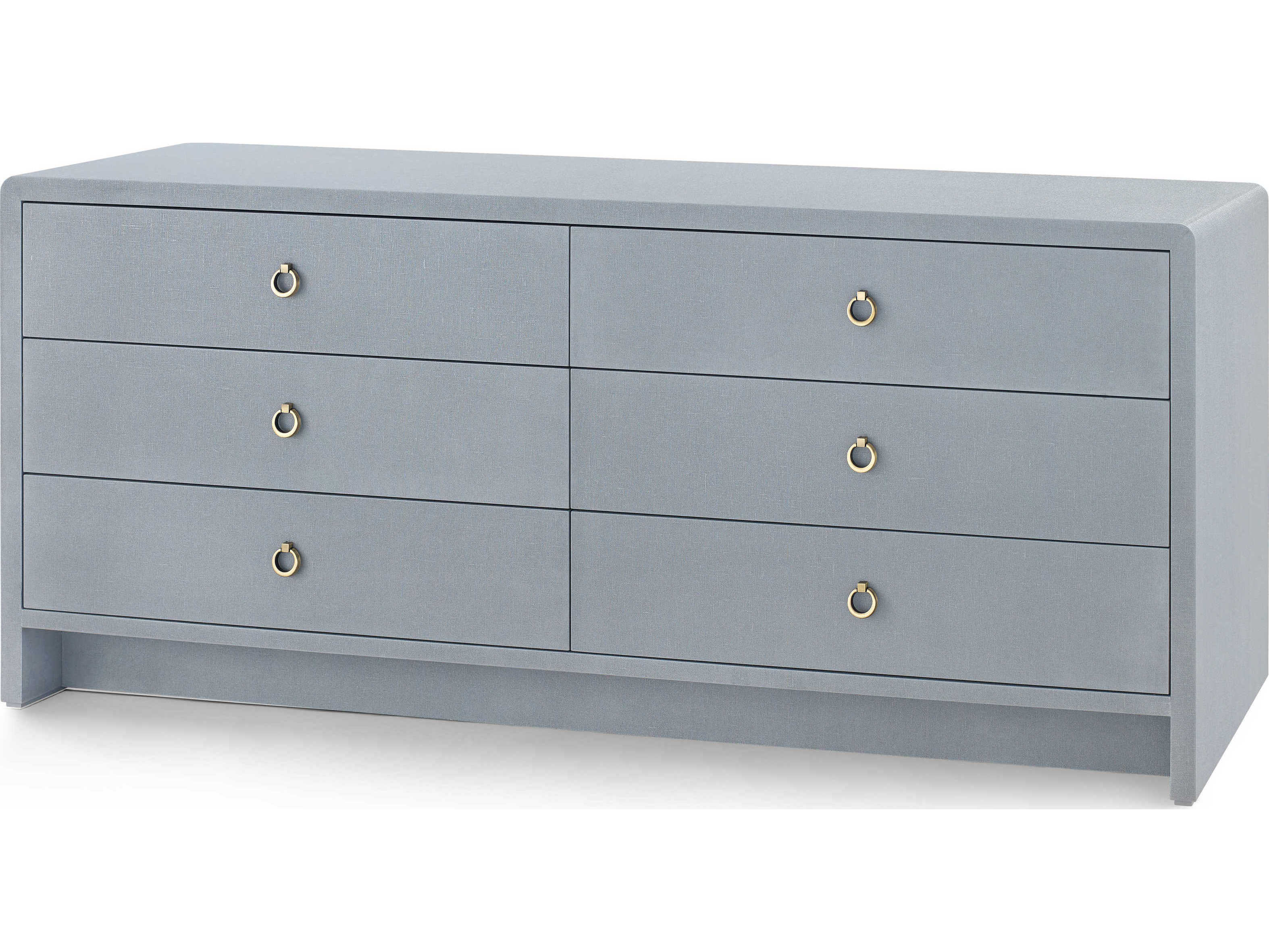Villa & House Bryant Linen Extra Large 6-Drawers Double Dresser