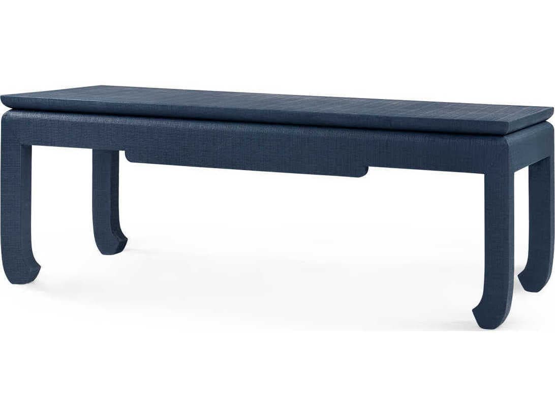 Villa & House Bethany Rectangular Wood Storm Blue Coffee Table