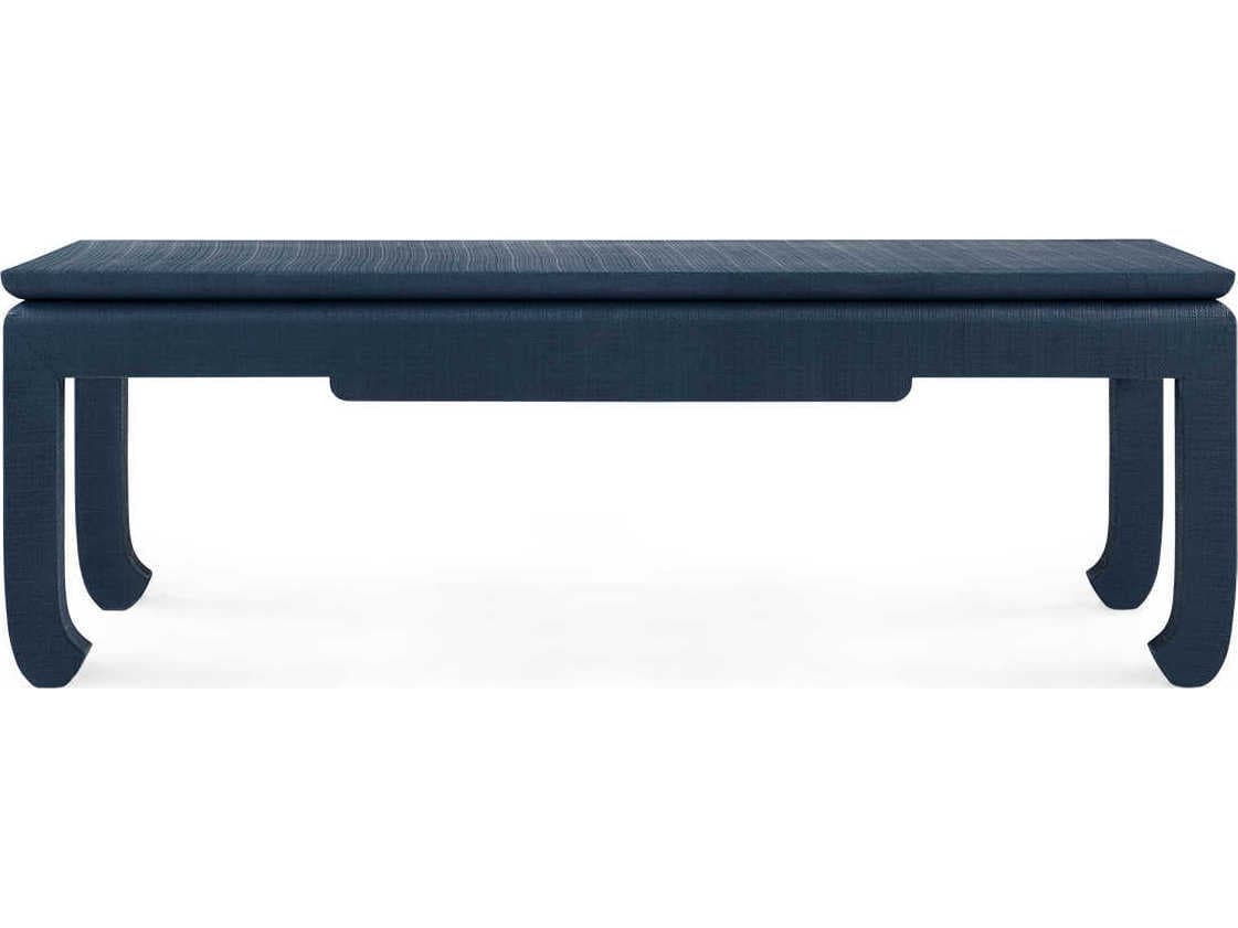 Villa & House Bethany Rectangular Wood Storm Blue Coffee Table