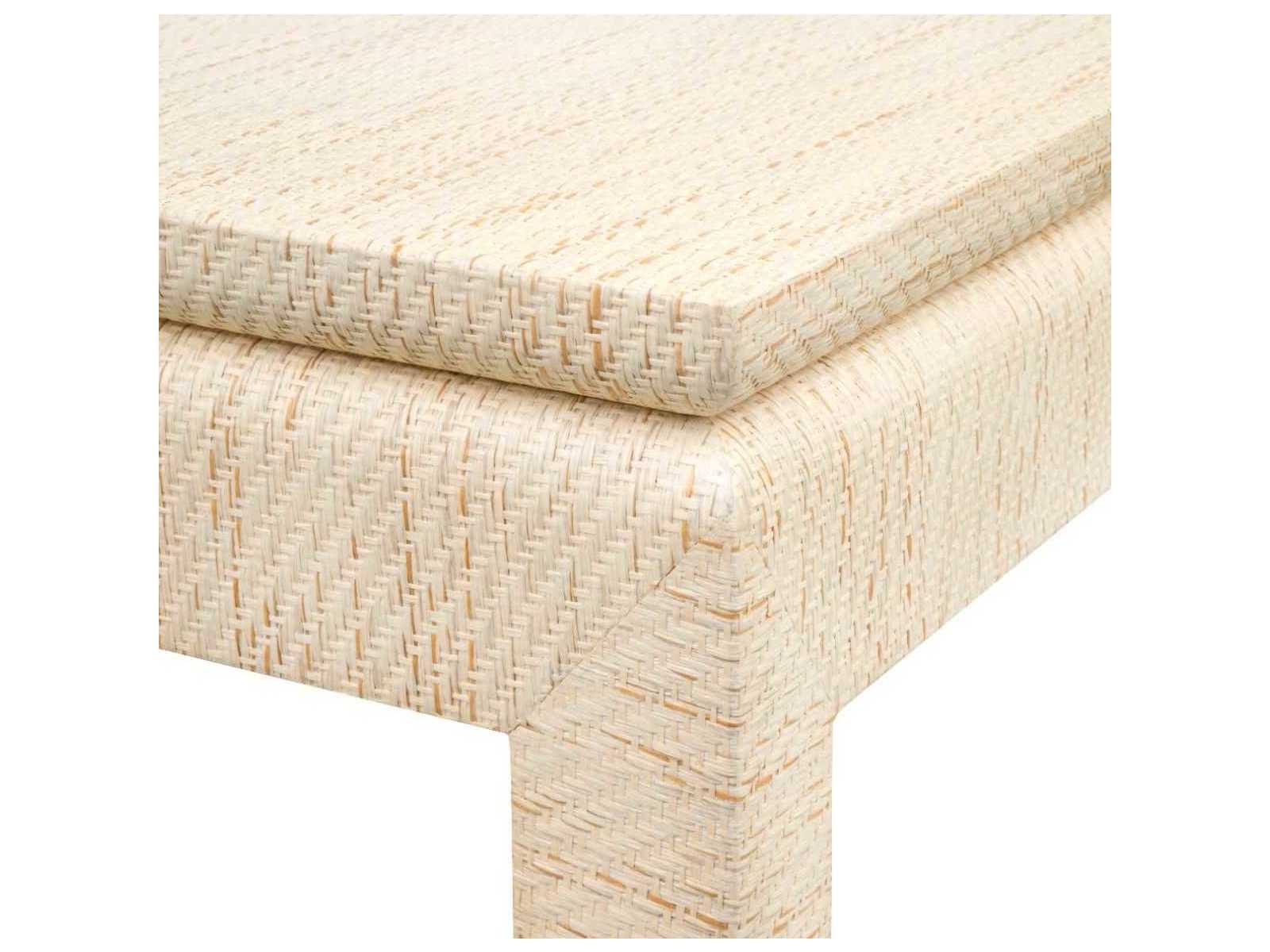 Villa & House Bethany Rectangular Natural Twill Coffee Table
