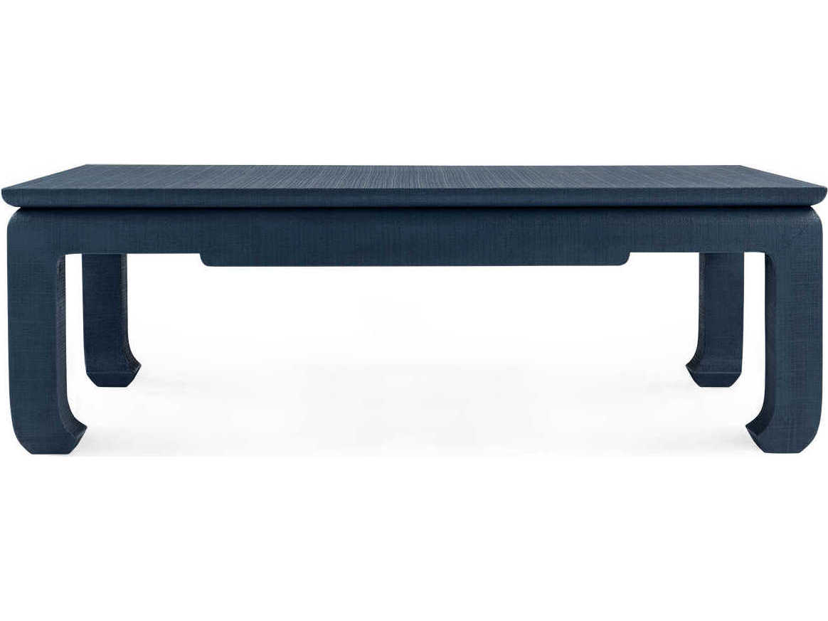 Villa & House Bethany Rectangular Wood Storm Blue Coffee Table