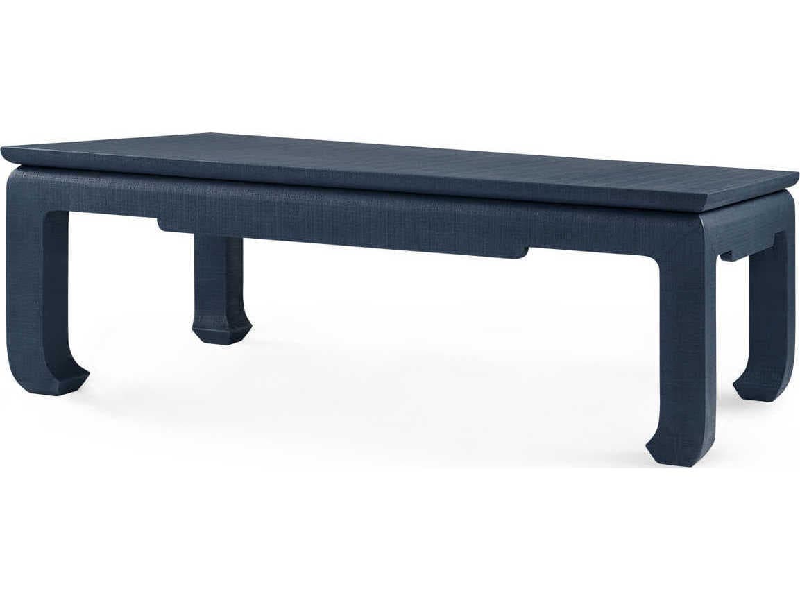 Villa & House Bethany Rectangular Wood Storm Blue Coffee Table