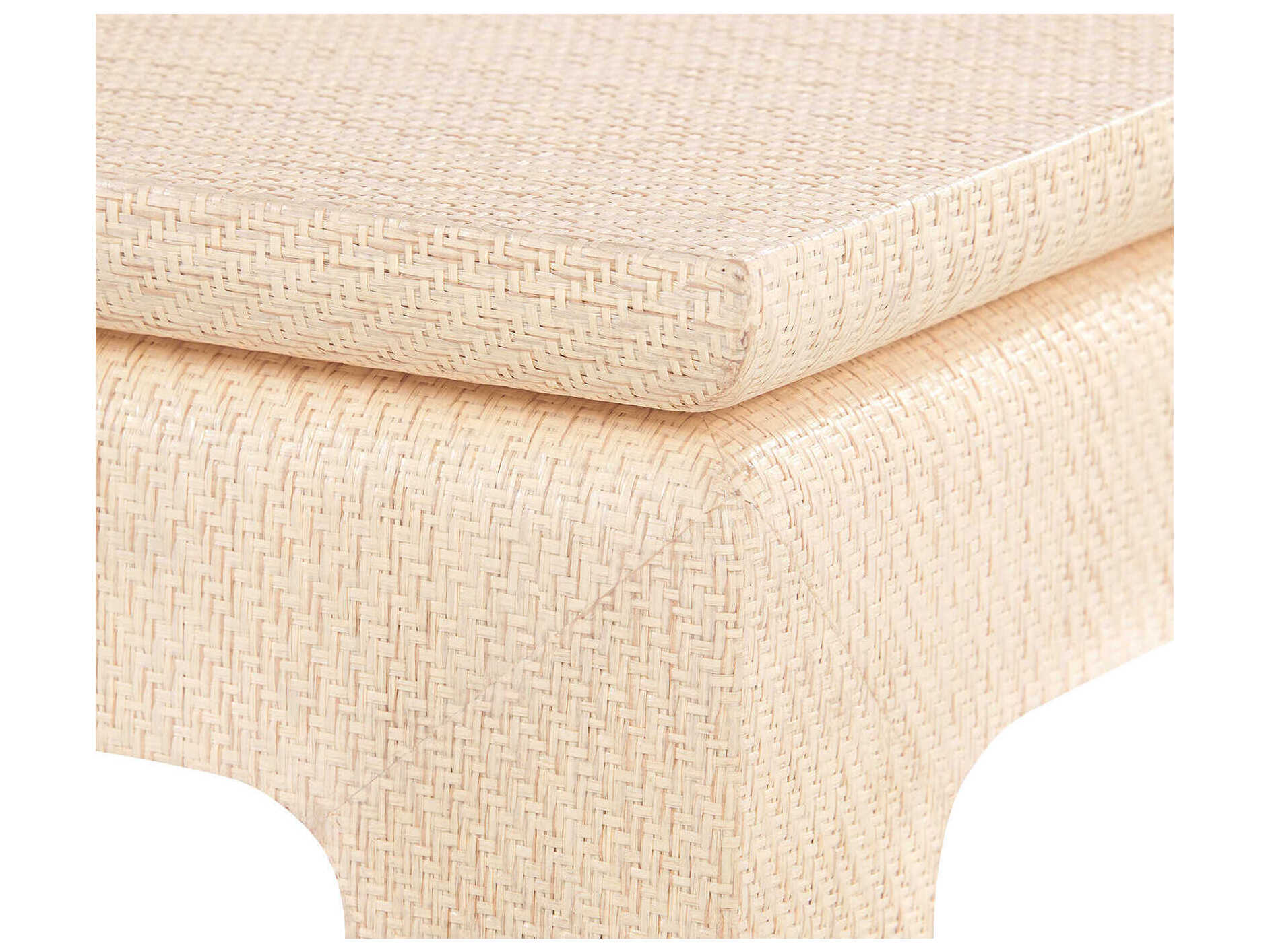 Villa & House Bethany Rectangular Natural Twill Coffee Table