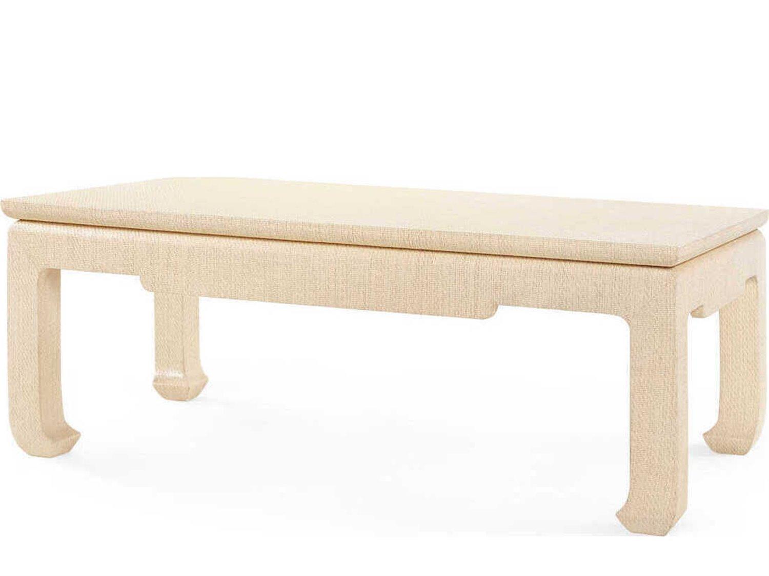 Villa & House Bethany Rectangular Natural Twill Coffee Table
