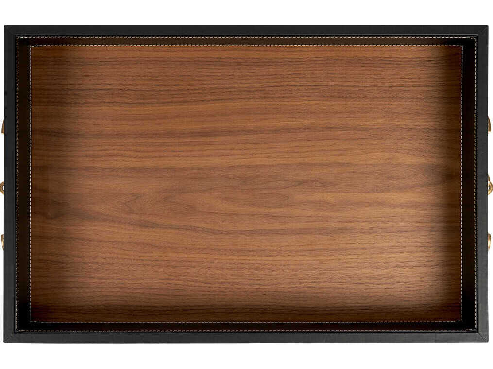Villa & House Buckley Black Serving Tray