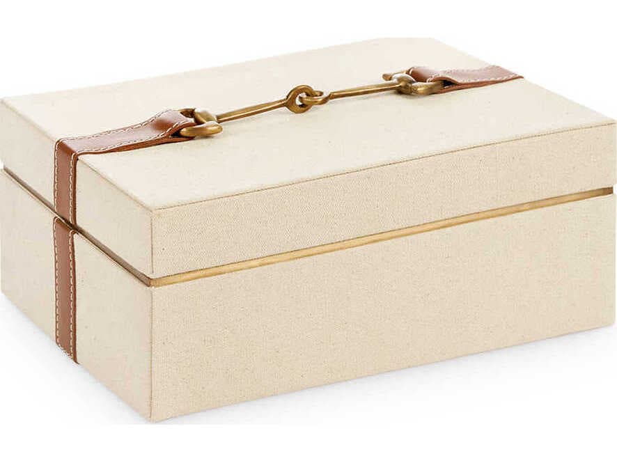 Villa & House Buckley Tan Rectangular Box