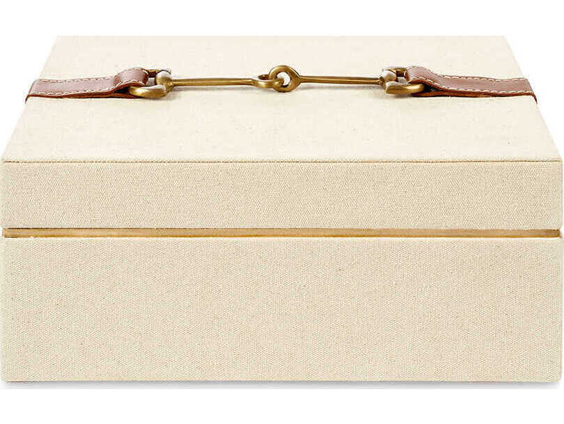 Villa & House Buckley Tan Rectangular Box