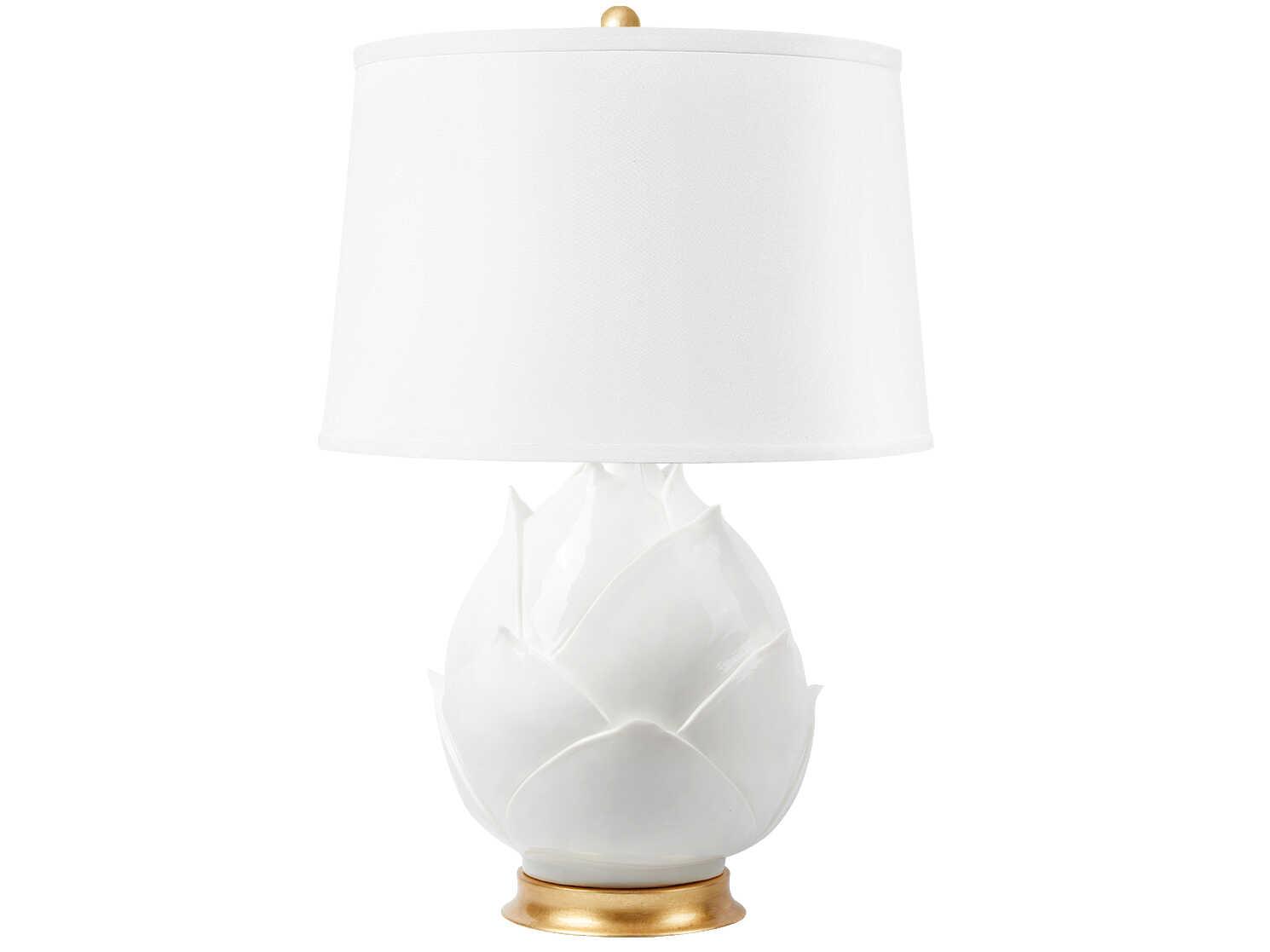 Villa & House Budding Blanc De Chine Buffet Lamp Without Shade