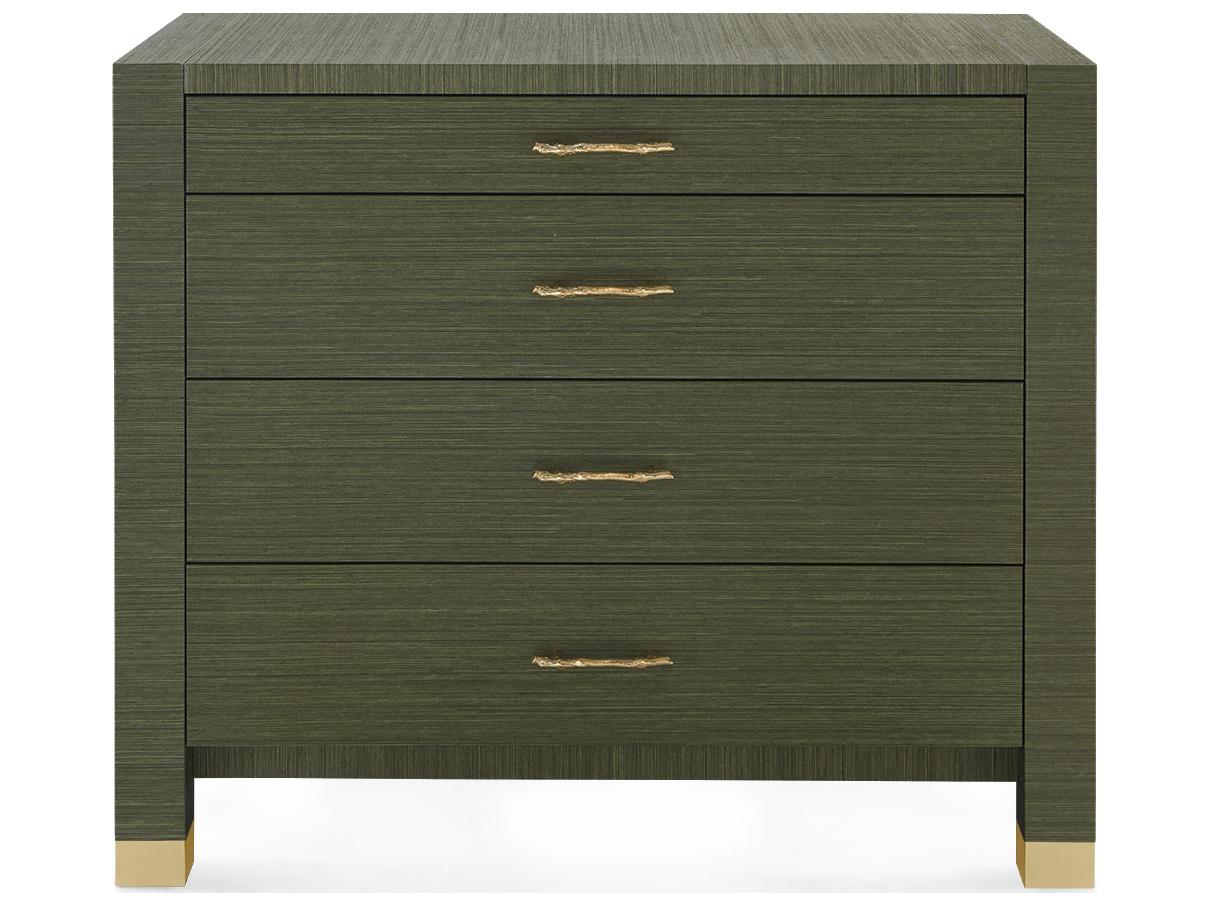 Villa & House Camden Deep Olive Green Accent Chest