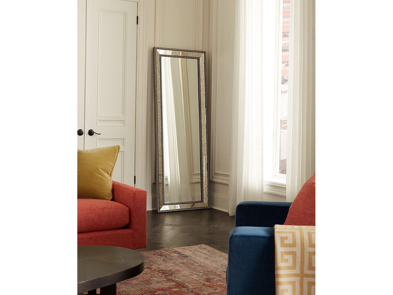 Villa & House Cecilia Antique Floor Mirror Rectangular