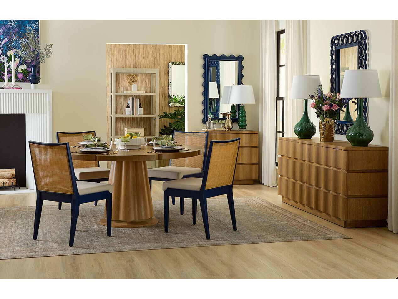 Villa & House Celine Marine Blue Wall Mirror Rectangular