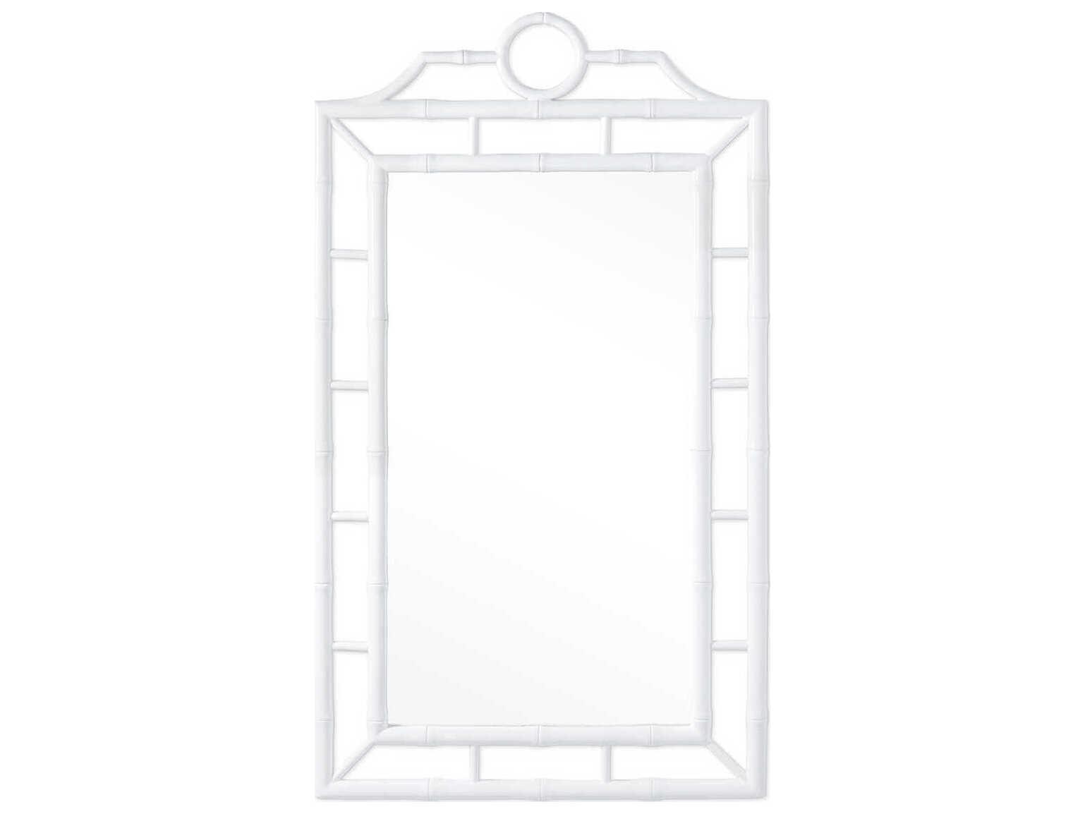 Villa & House Chloe Eggshell White Rectangular Wall Mirror