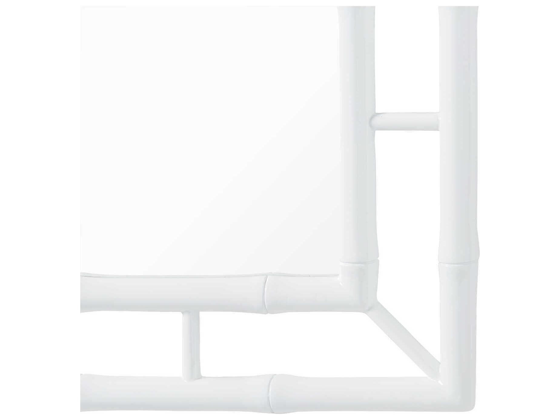 Villa & House Chloe Eggshell White Rectangular Wall Mirror