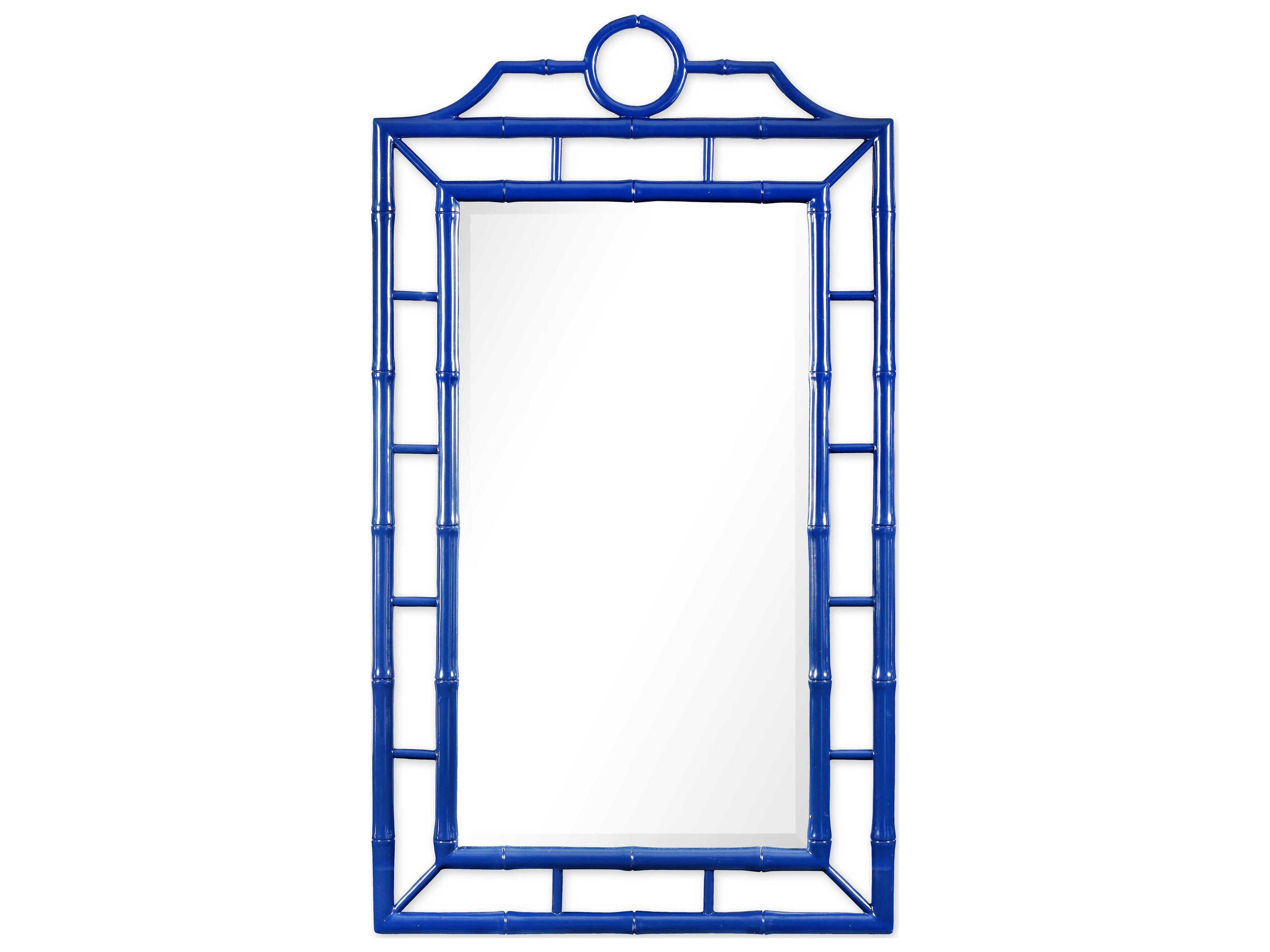 Villa & House Chloe Deep Sea Blue Rectangular Wall Mirror