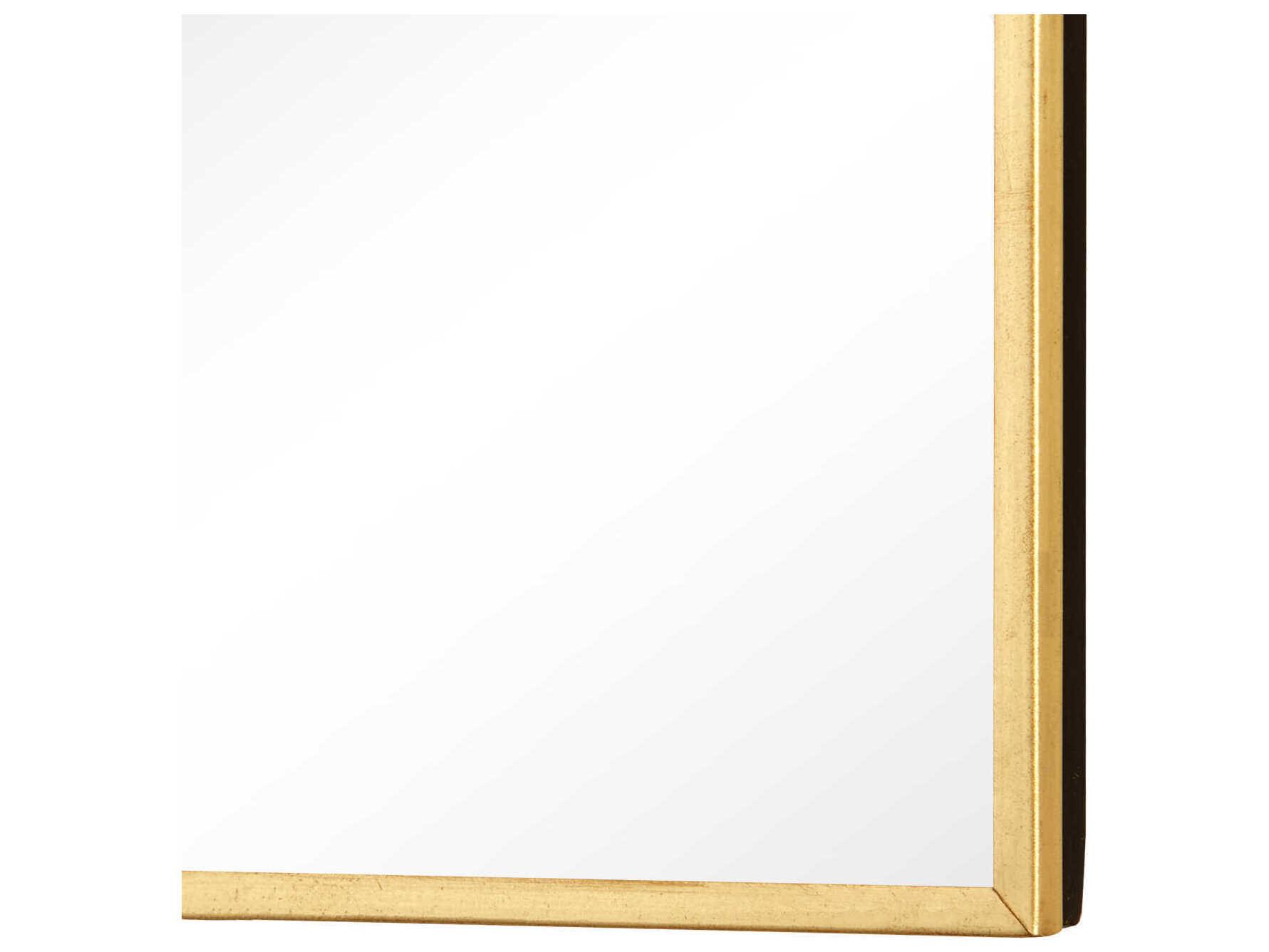 Villa & House Clarence Polished Brass Square Wall Mirror