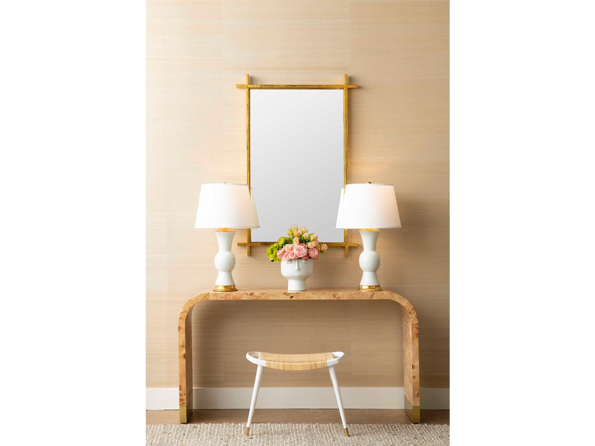 Villa & House Clarissa Antique White 1 - Light Buffet Lamp Base (Lamp Only)