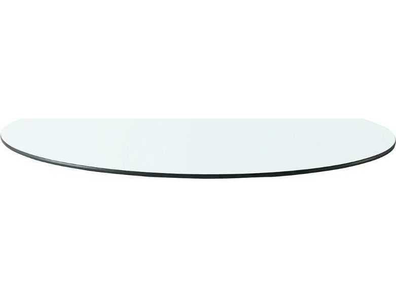 Villa & House Claudette 1-Drawer Round Side Table Glass Top