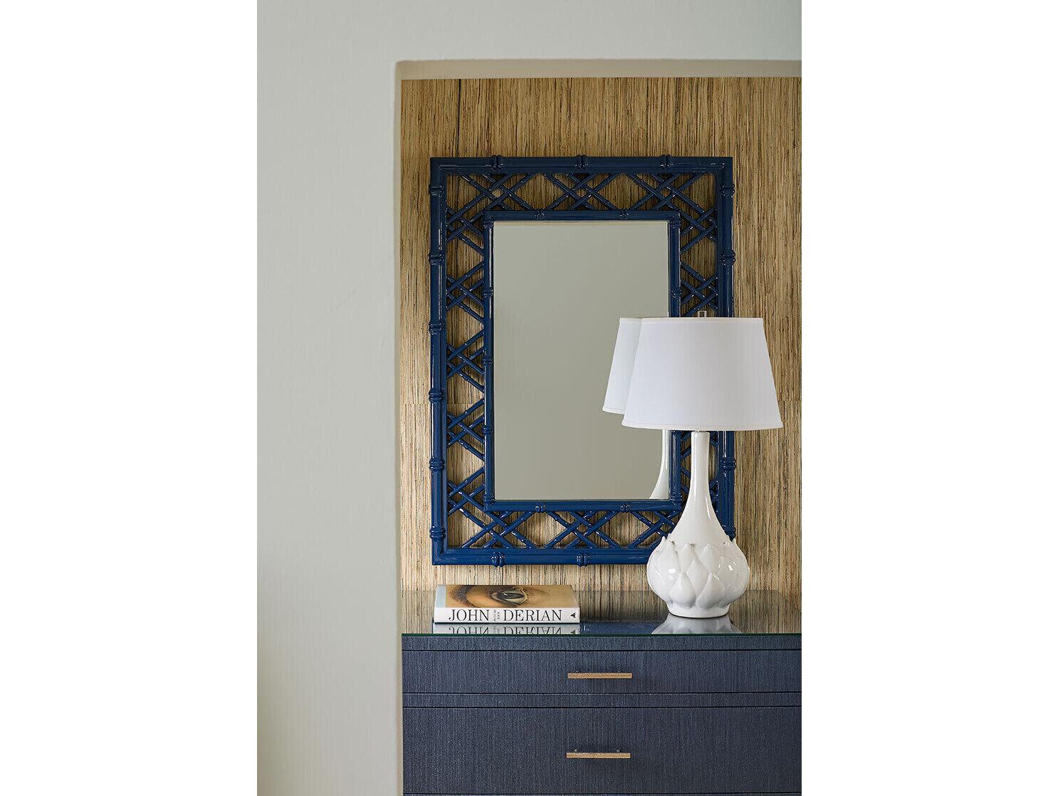 Villa & House Clara Marine Blue Wall Mirror Rectangular
