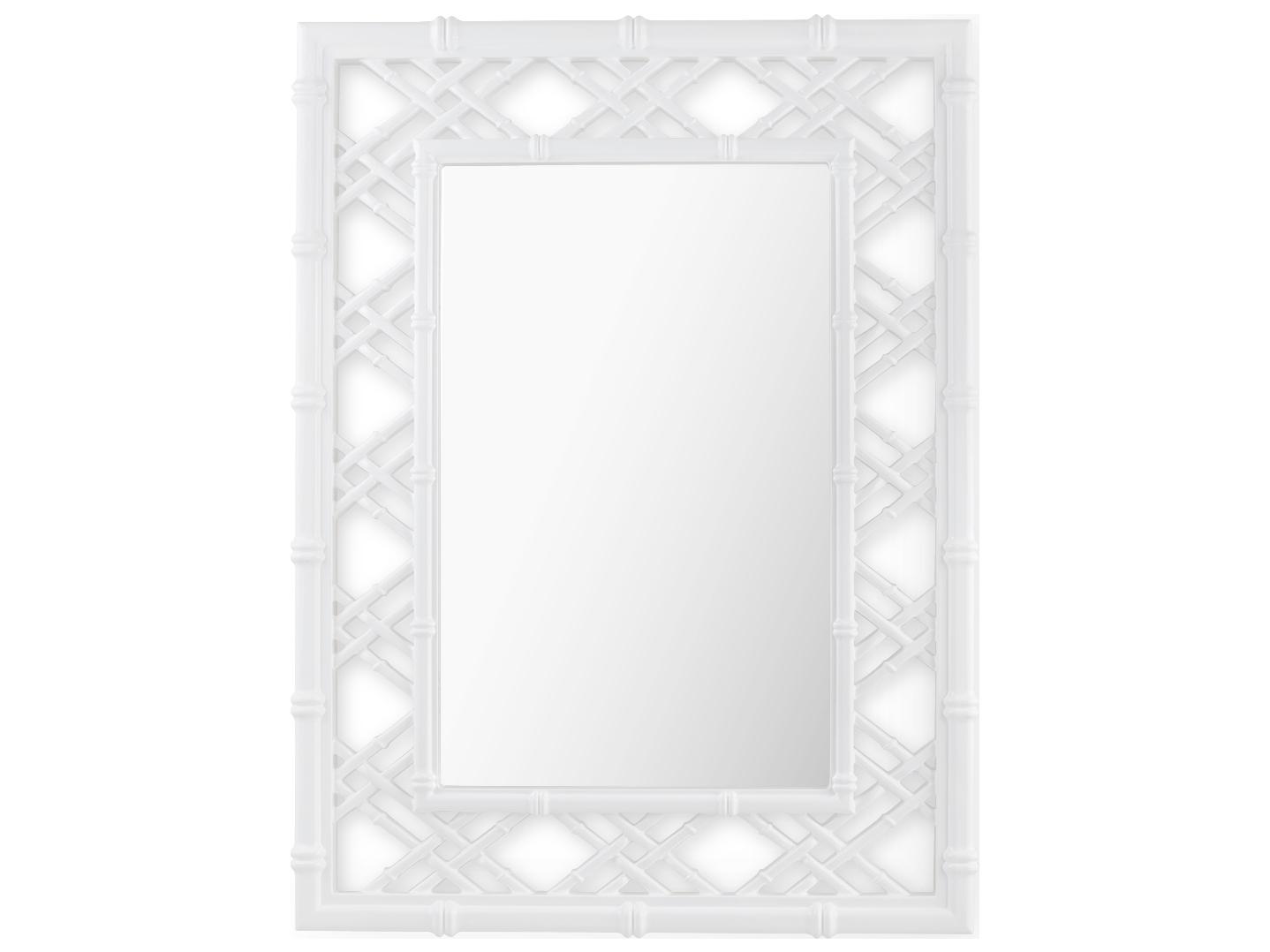 Villa & House Clara Ghost White Wall Mirror Rectangular
