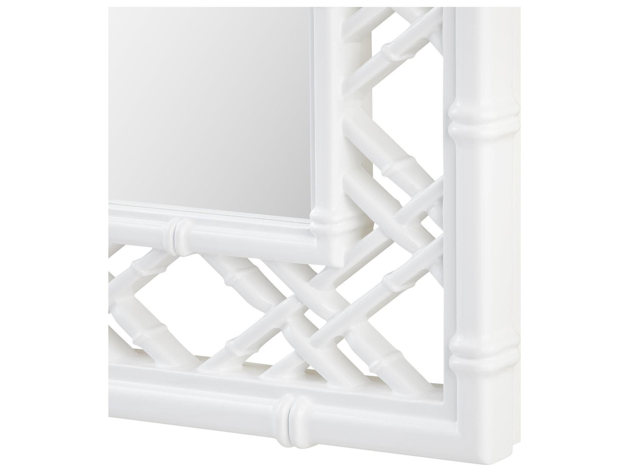 Villa & House Clara Ghost White Wall Mirror Rectangular