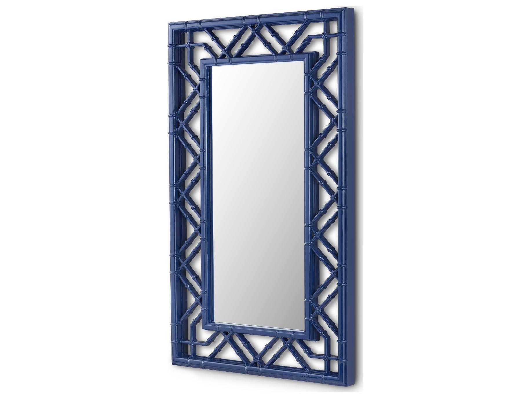 Villa & House Callista Marine Blue Wall Mirror Rectangular