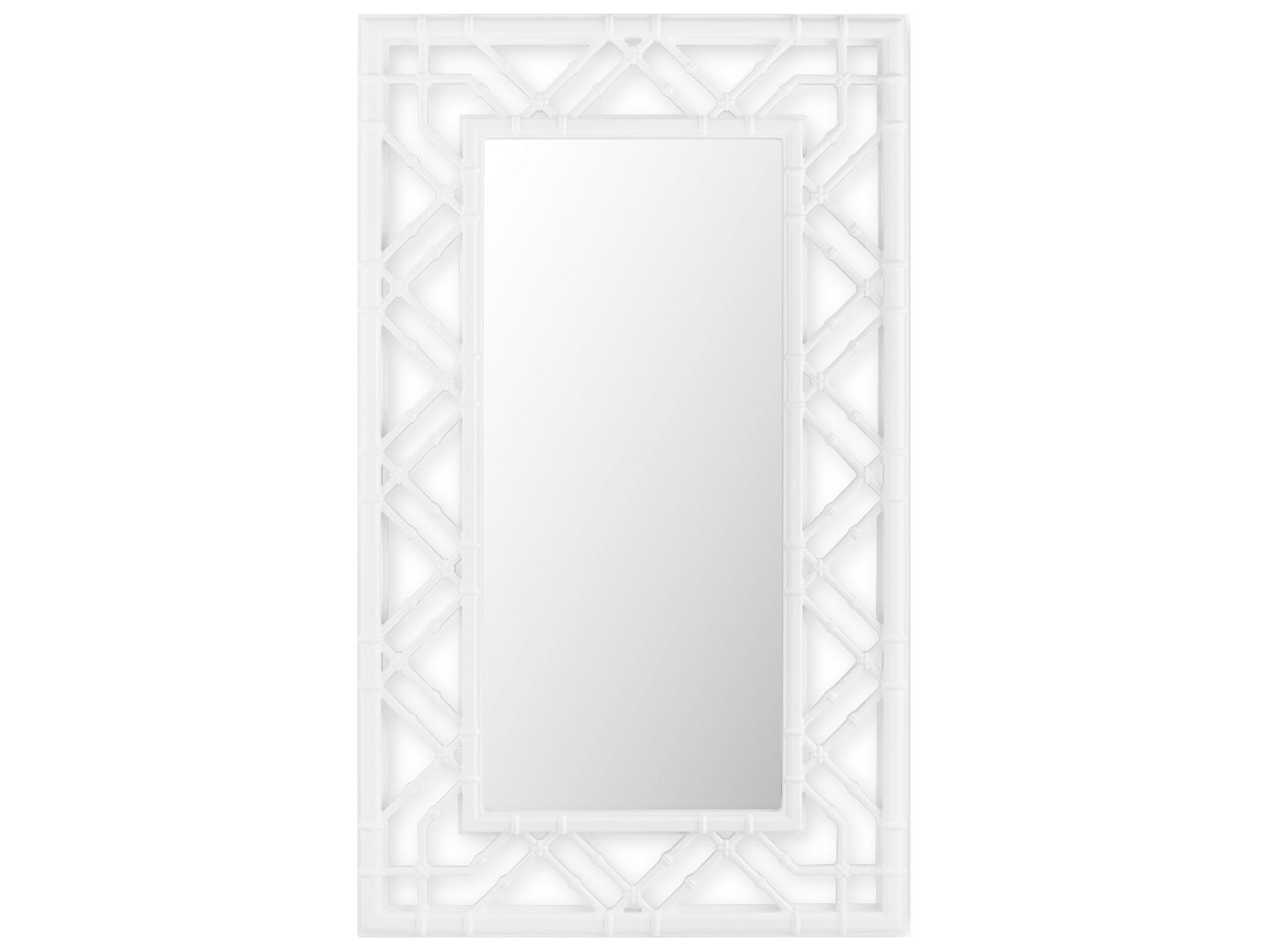 Villa & House Callista Ghost White Wall Mirror Rectangular