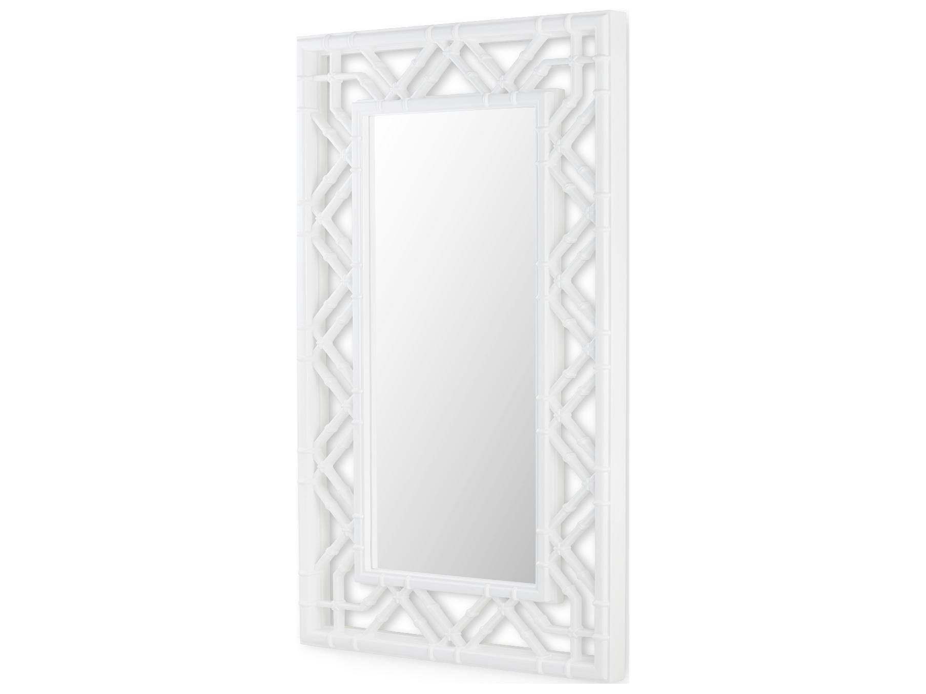 Villa & House Callista Ghost White Wall Mirror Rectangular