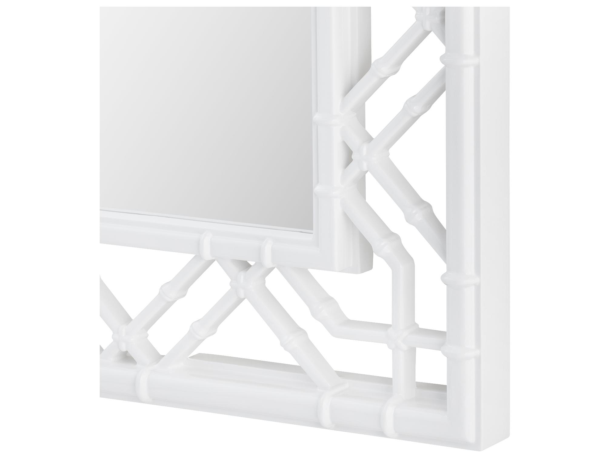 Villa & House Callista Ghost White Wall Mirror Rectangular