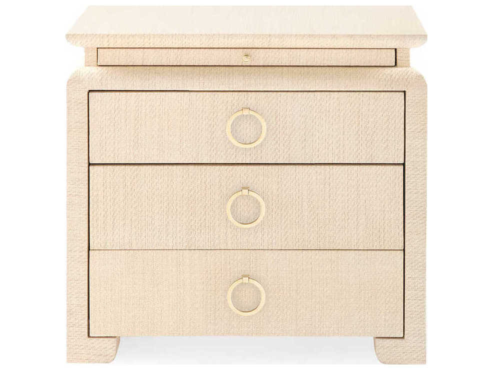 Villa & House Elina Rectangular Fabric End Table