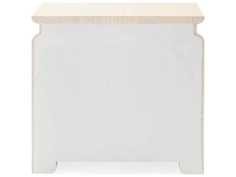 Villa & House Elina Rectangular Fabric End Table