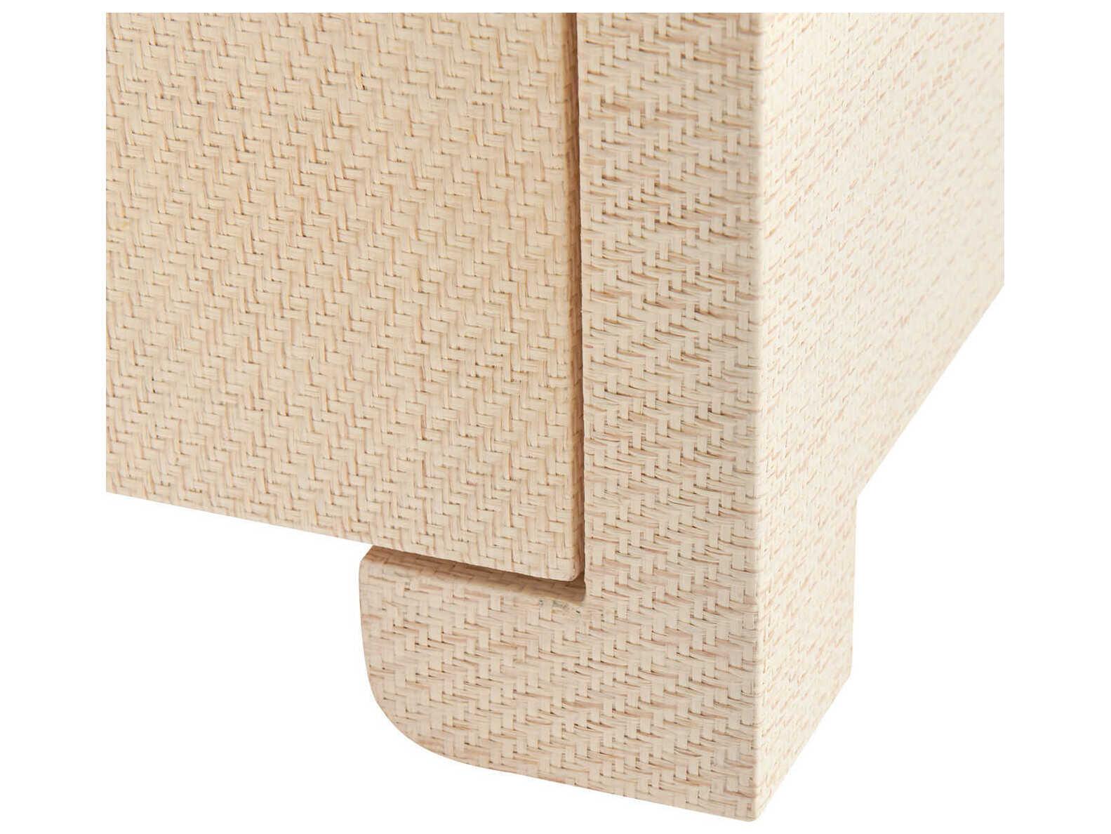 Villa & House Elina Rectangular Fabric End Table