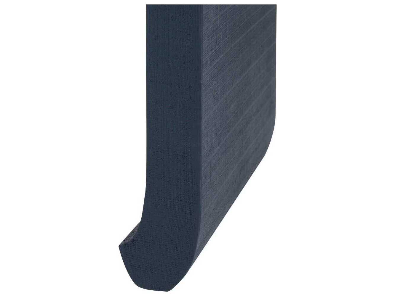 Villa & House Elina Rectangular Wood Storm Blue Console Table