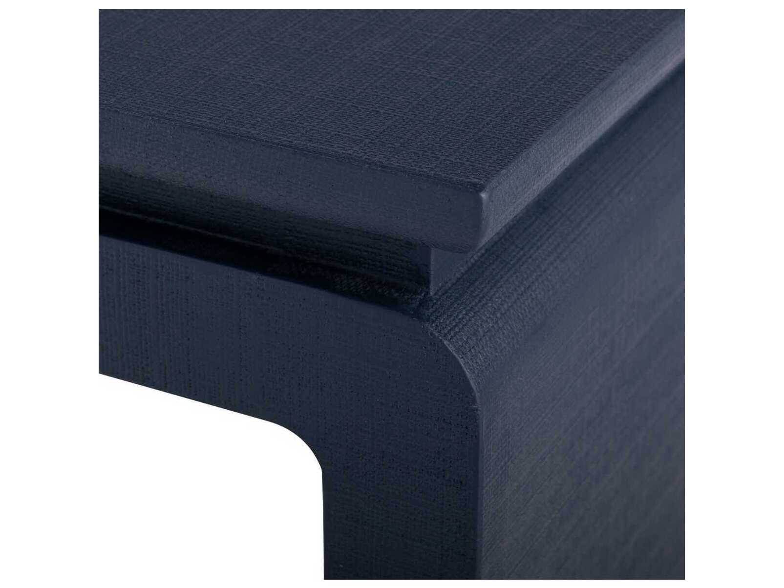 Villa & House Elina Rectangular Wood Storm Blue Console Table