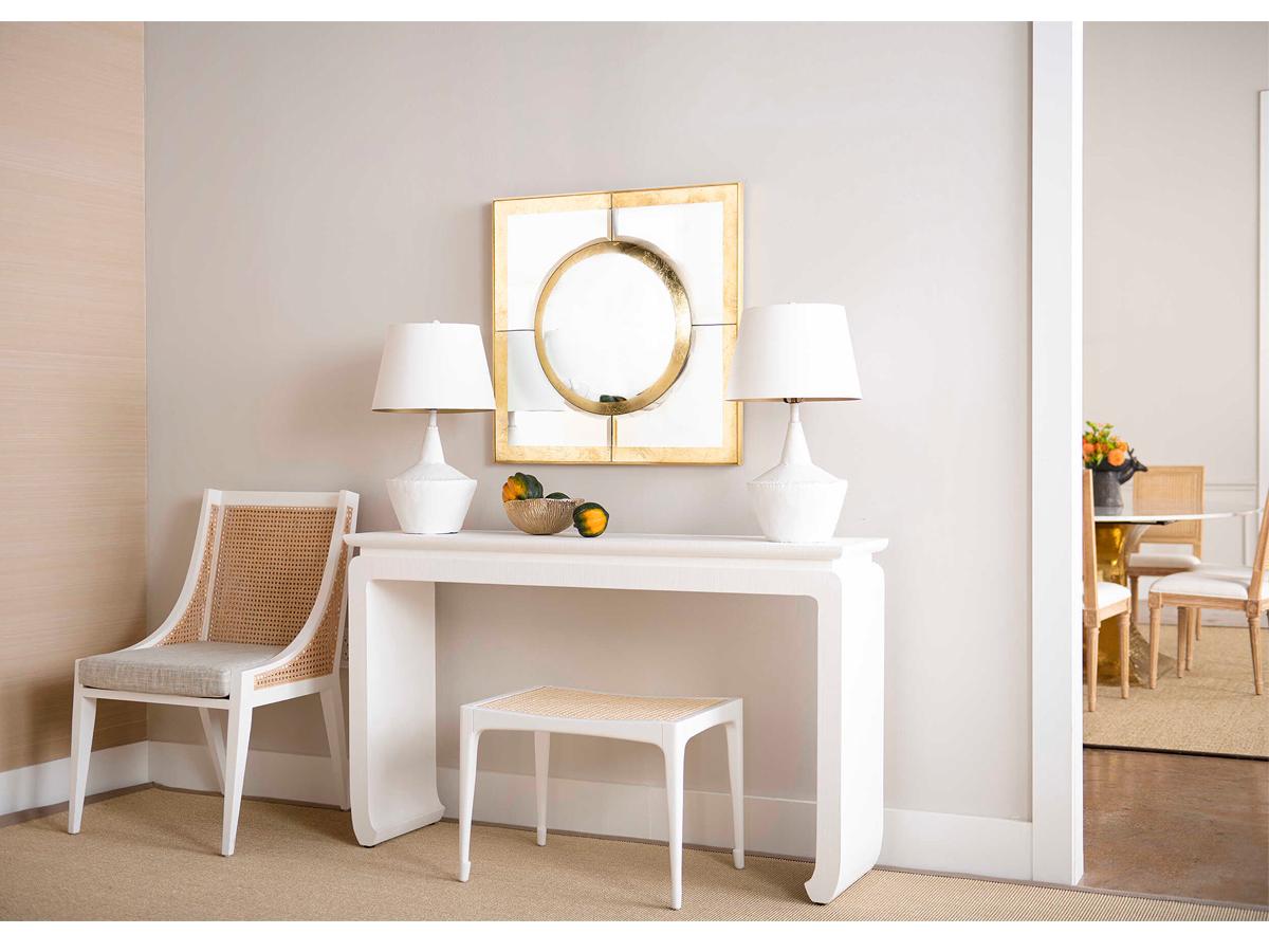 Villa & House Rectangular Wood Vanilla Console Table