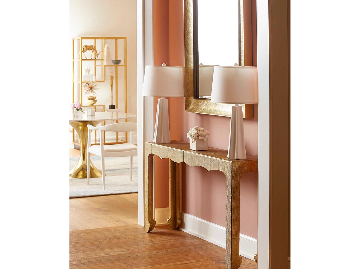 Villa & House Estrella Plaster White 1 - Light Buffet Lamp Base (Lamp Only)