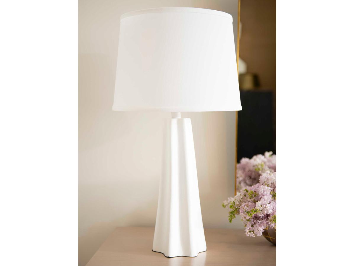 Villa & House Estrella Plaster White 1 - Light Buffet Lamp Base (Lamp Only)