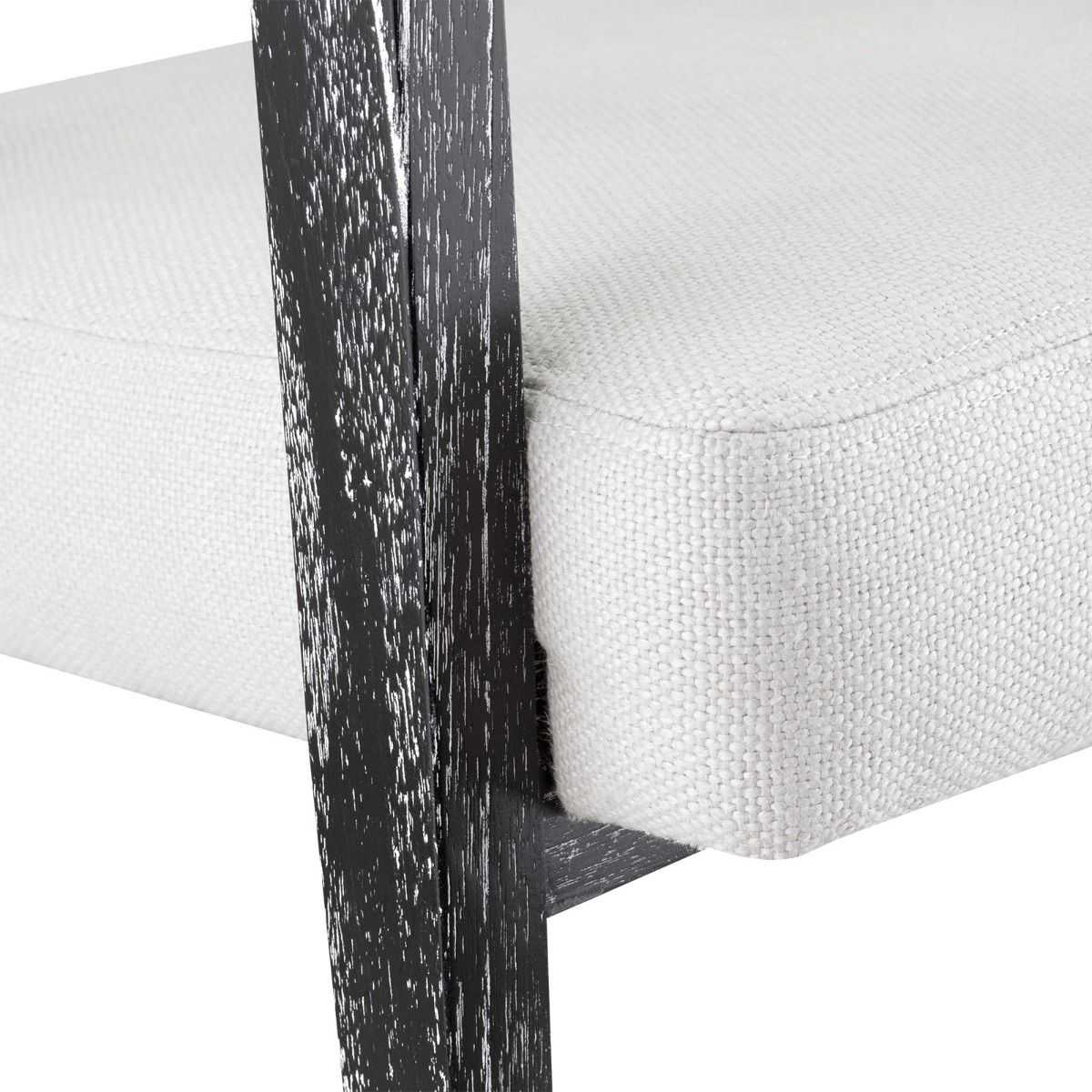 Villa & House Edward Black Fabric Accent Chair