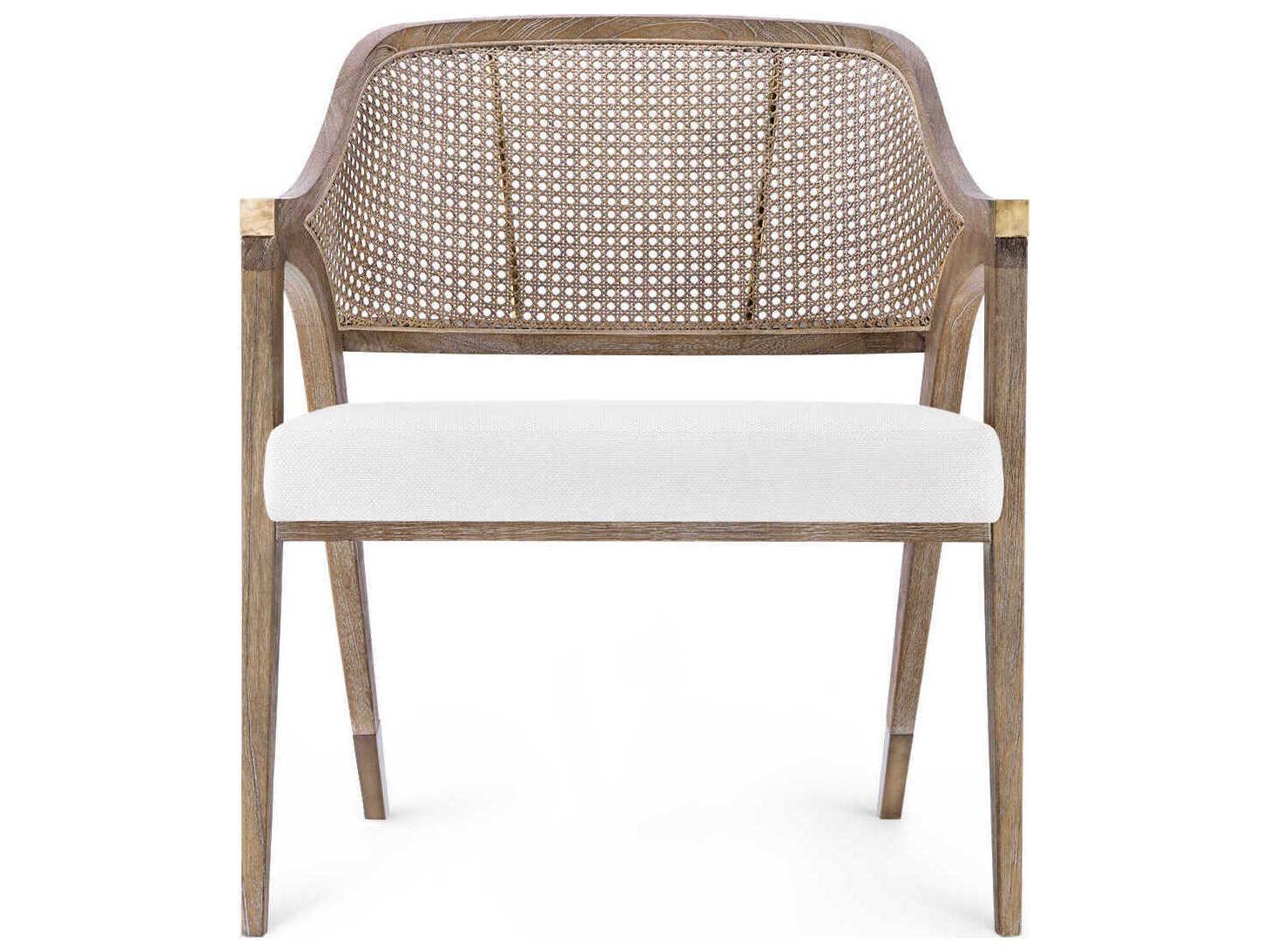 Villa & House Brown Fabric Accent Chair