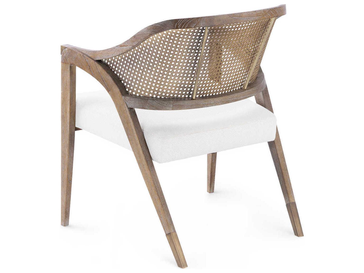 Villa & House Brown Fabric Accent Chair