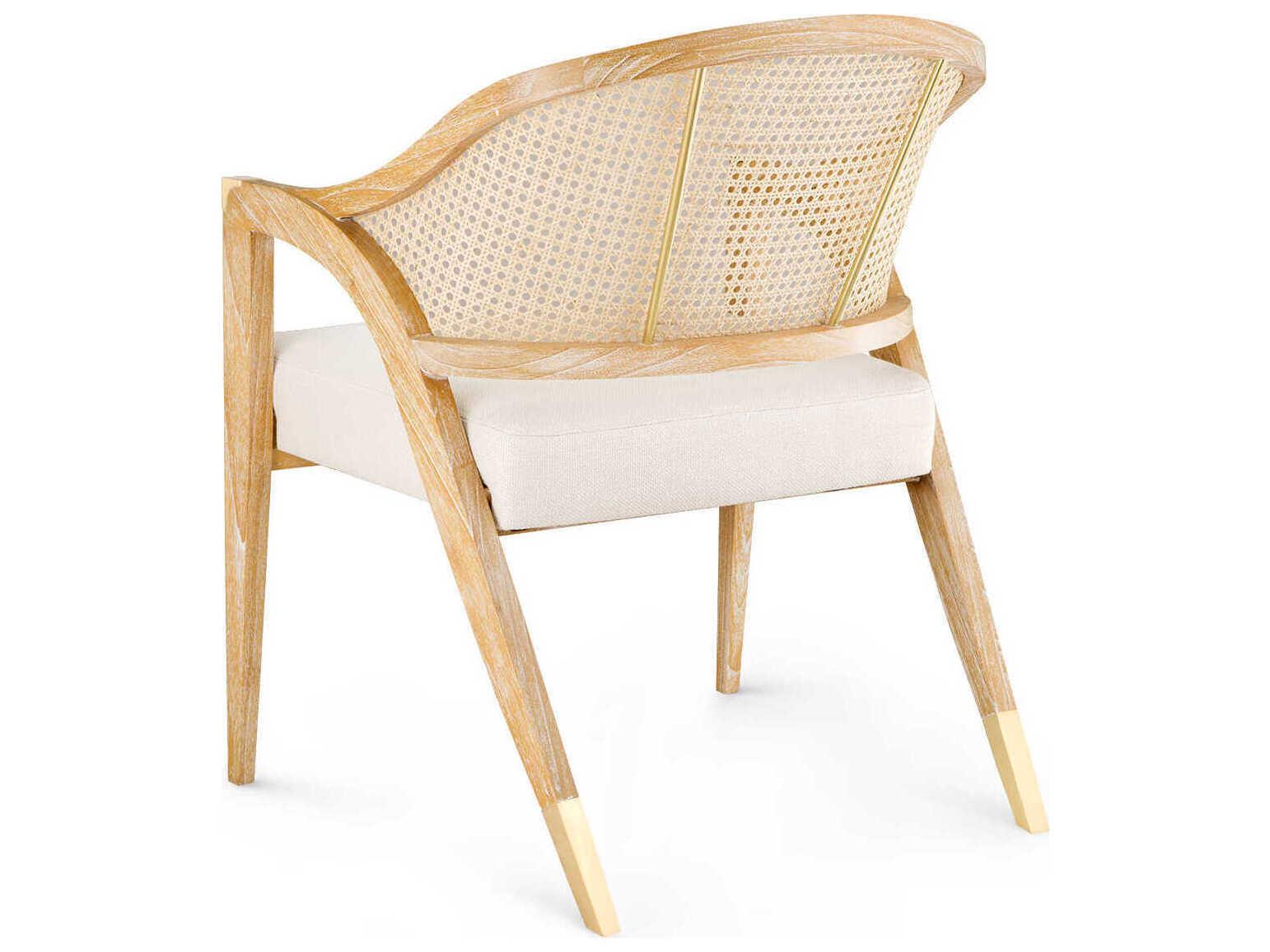 Villa & House Brown Fabric Accent Chair